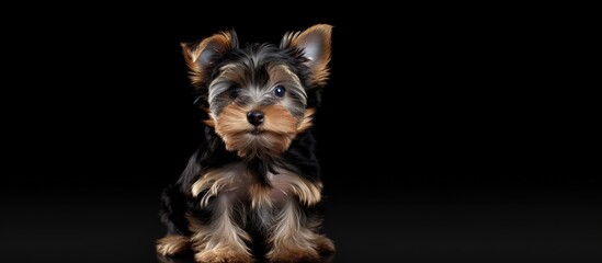 Five month Yorkshire Terrier puppy