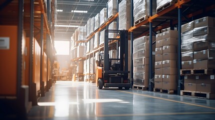 Unveiling the Backbone of Trade: A Warehouse Bustling with Activity