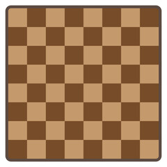 Chess Board Without Pieces