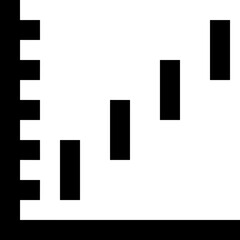 Business chart icon symbol image vector. Illustration of the diagram graphic statistics design image