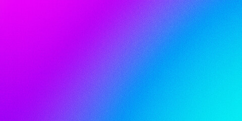 neon blue with purple , color gradient rough abstract background shine bright light and glow template empty space , grainy noise grungy texture