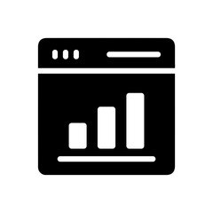 Business chart icon symbol image vector. Illustration of the diagram graphic statistics design image