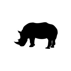 Naklejka premium Rhinosaurus vector png