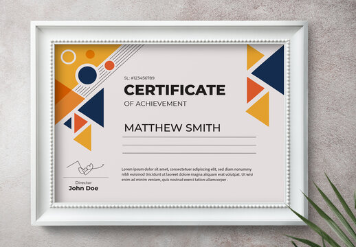 Certificate Template