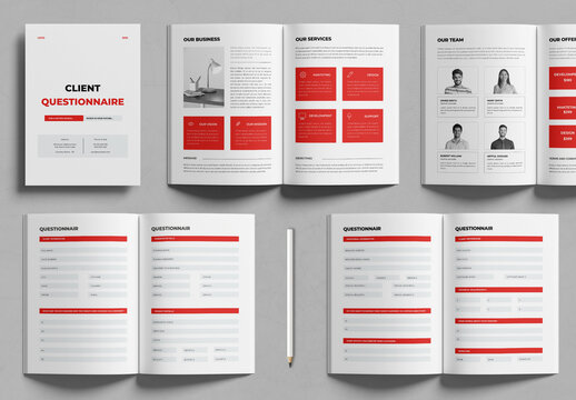 Client Questionnaire Brochure Template
