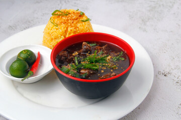 Freshly cooked Filipino food called Beef Pares