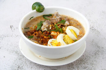 Freshly cooked Filipino food called Goto