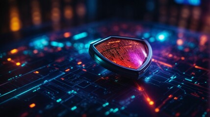 Cyber ​​security and data protection, internet network security, protect business and financial transaction data from cyber attack, user private data security encryption	