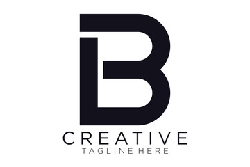 Abstract letter B logo design. icons for business of luxury, elegant, simple.