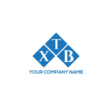 XTB letter logo design on white background. XTB creative initials letter logo concept. XTB letter design.
