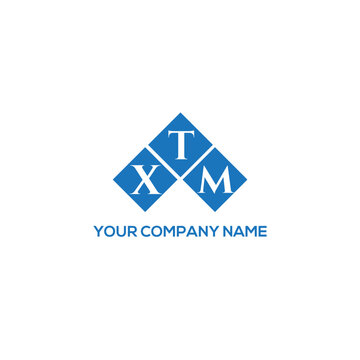 XTM letter logo design on white background. XTM creative initials letter logo concept. XTM letter design.
