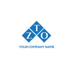 ZTO letter logo design on white background. ZTO creative initials letter logo concept. ZTO letter design.