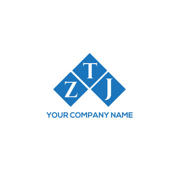ZTJ letter logo design on white background. ZTJ creative initials letter logo concept. ZTJ letter design.