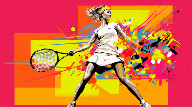 Tenis estilo pop arte 