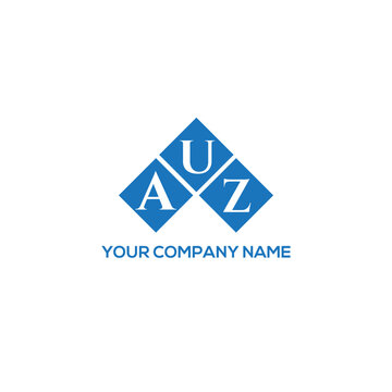 AUZ letter logo design on white background. AUZ creative initials letter logo concept. AUZ letter design.