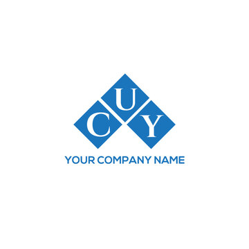 CUY letter logo design on white background. CUY creative initials letter logo concept. CUY letter design.