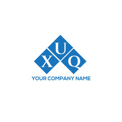 Fototapeta premium XUQ letter logo design on white background. XUQ creative initials letter logo concept. XUQ letter design.