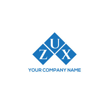ZUX letter logo design on white background. ZUX creative initials letter logo concept. ZUX letter design.