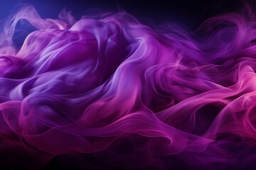 Purple Ethereal Smoke Elegance, a Mystical Background Texture Capturing the Fluid Beauty and Intriguing Patterns of Drifting Smoke