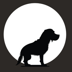 Dog, Pet Dog, Silhouette of a Pet Dog SVG, EPS, PNG, JPEG FILES