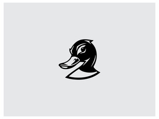 Premium duck logo design vector, vector and illustration,