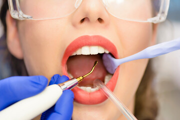 Patient During Dental Procedure