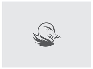 Premium duck logo design vector, vector and illustration,