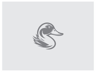 Premium duck logo design vector, vector and illustration,