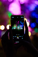 making photo on a phone