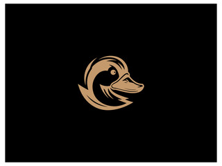 Premium duck logo design vector, vector and illustration,