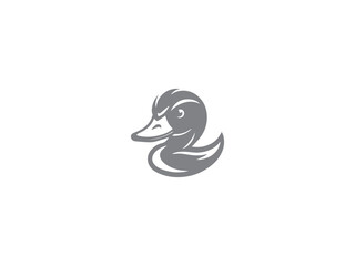 Premium duck logo design vector, vector and illustration,
