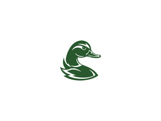 Premium duck logo design vector, vector and illustration,