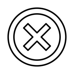 VECTOR VECTOR MUTE ZOOM ICON STROKE VERSION