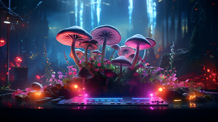 dj table background magic 