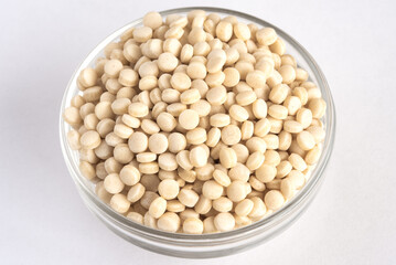 Uncooked Middle Eastern Couscous in a Bowl