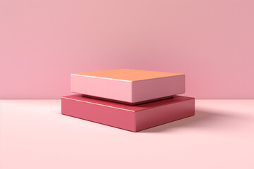 Minimalistic podium design for product showcase