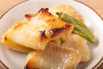 カラスガレイの味噌漬け焼き