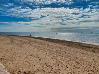 Obraz premium Exmouth seafront in Devon, UK