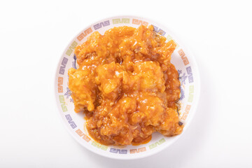 鶏の唐揚げ　チリソース