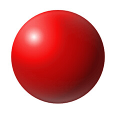 Obraz premium red circle