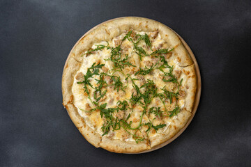 delicious pizza in the restaurant