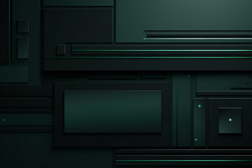 Obraz premium Abstract of line, circle, squares and geometry element design for technology or business background