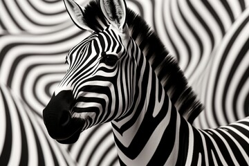 zebra texture, Generative AI