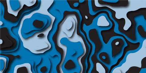 Abstract trending mordern 3d paper cut out background texture design for web , wallpaper, element and other pattern design. Brochure curve trendy liquid background template with paper cut out effect