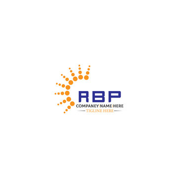 RBP letter logo design in 3 style. RBP polygon, circle, triangle, hexagon, flat and simple style with black and white color variation letter logo set in one artboard RBP logo, RBP.