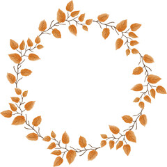 autumn leaves wreath