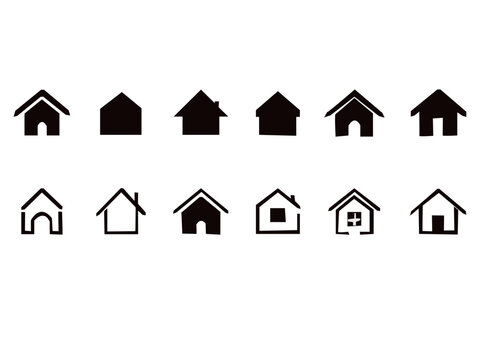 home icon house icon design 