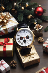 charistmas watch with gifts