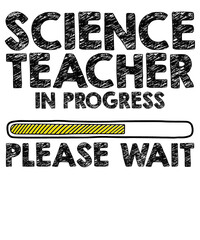 Obraz premium Science Teacher in Progress School Subject Teacher