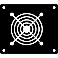 Computer technology icon symbol vector image. Illustration of the dekstop monitor display design image